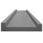 2 db szürke fali polc 115 x 9 x 3 cm 7