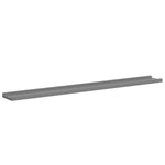 4 db szürke fali polc 100 x 9 x 3 cm 5