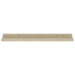 2 db sonoma tölgyfa fali polc 60 x 9 x 3 cm 6
