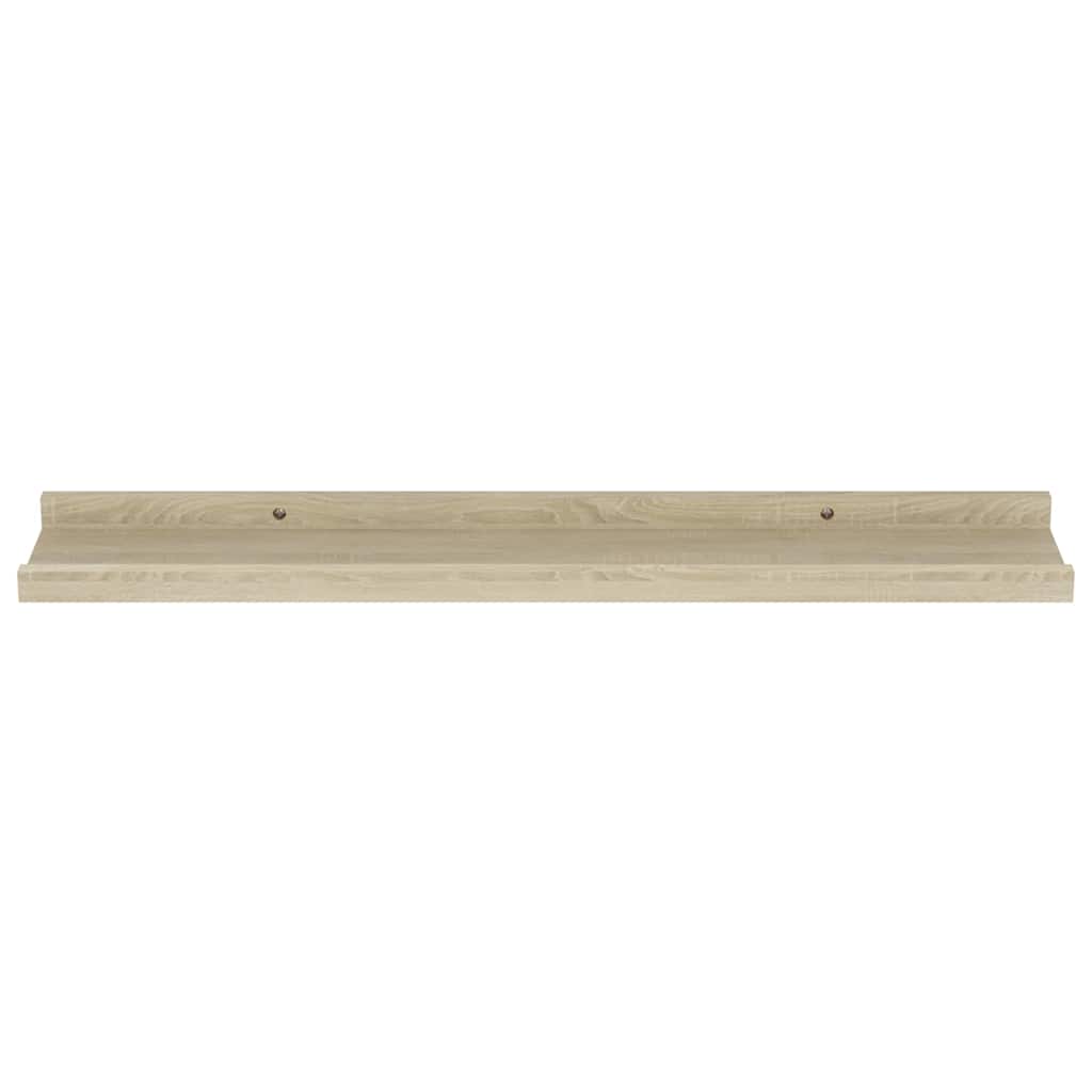 2 db sonoma tölgyfa fali polc 60 x 9 x 3 cm 6