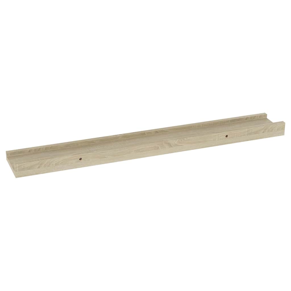 2 db sonoma tölgyfa fali polc 60 x 9 x 3 cm 8
