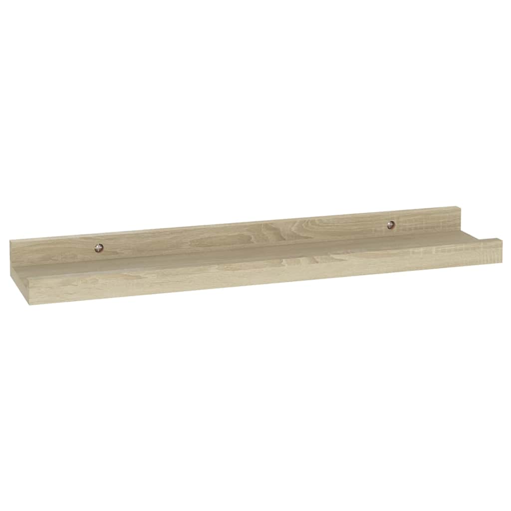 4 db sonoma tölgy színű fali polc 40 x 9 x 3 cm 5