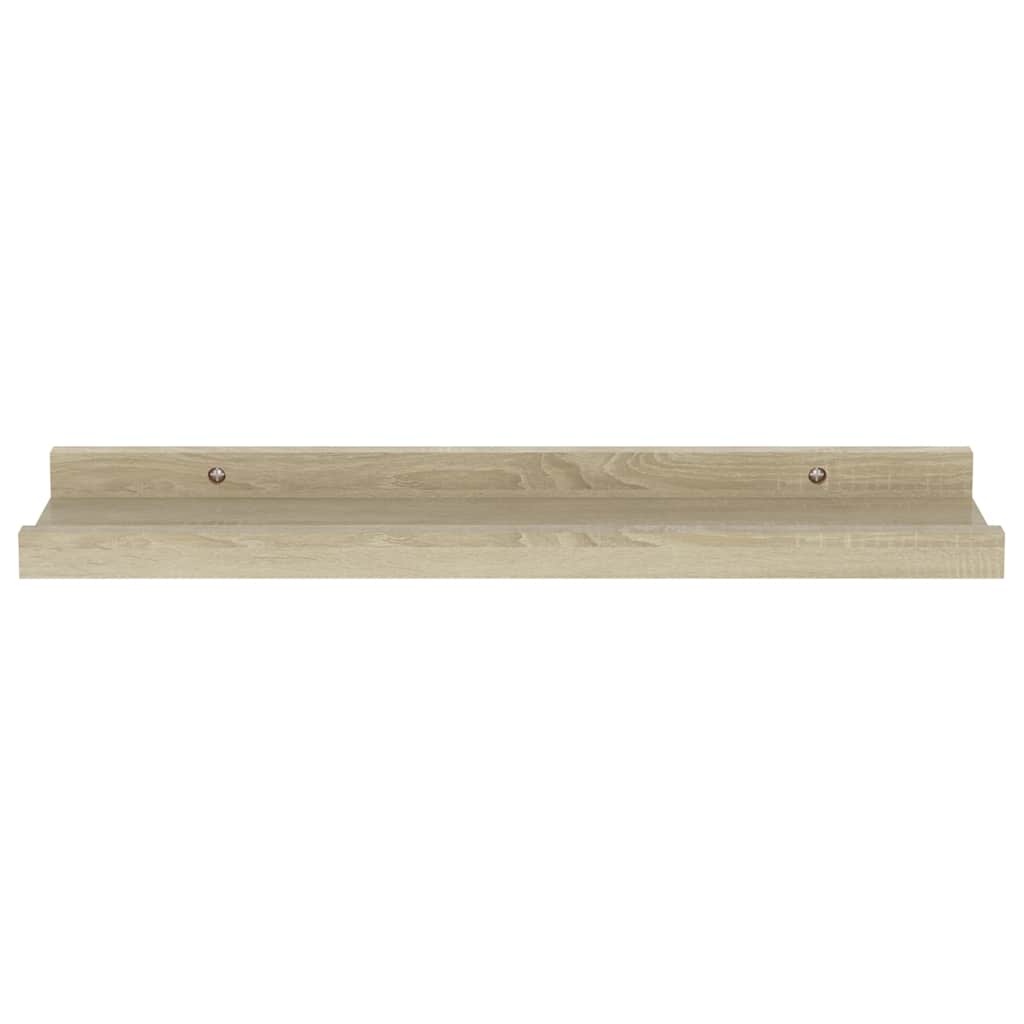 4 db sonoma tölgy színű fali polc 40 x 9 x 3 cm 6