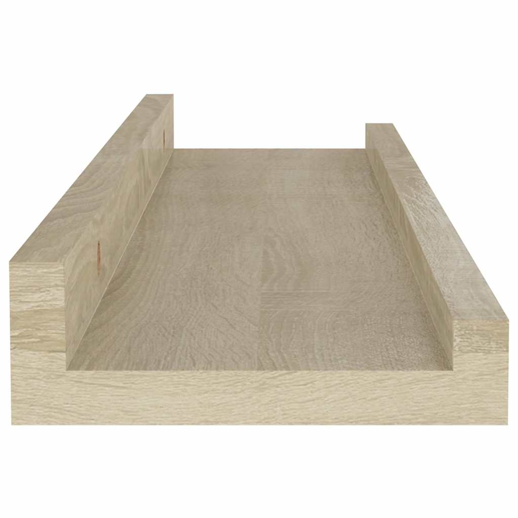 4 db sonoma tölgy színű fali polc 40 x 9 x 3 cm 7