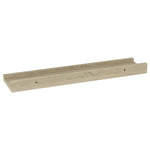 4 db sonoma tölgy színű fali polc 40 x 9 x 3 cm 8