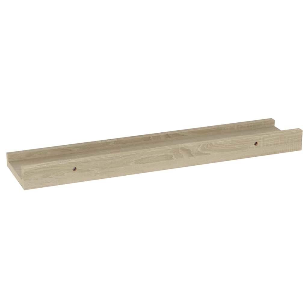 4 db sonoma tölgy színű fali polc 40 x 9 x 3 cm 8