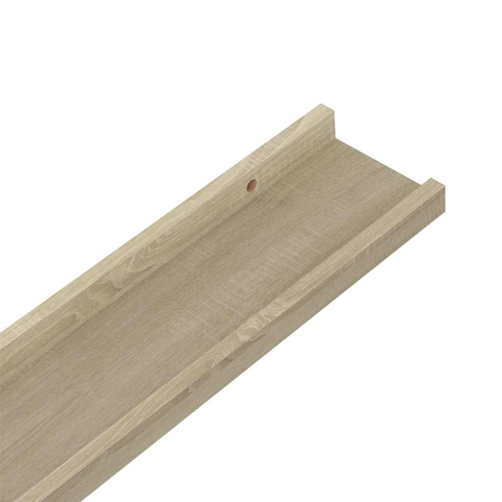4 db sonoma tölgy színű fali polc 40 x 9 x 3 cm 9