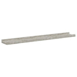 2 db betonszürke fali polc 80 x 9 x 3 cm 5