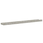 2 db betonszürke fali polc 80 x 9 x 3 cm 8