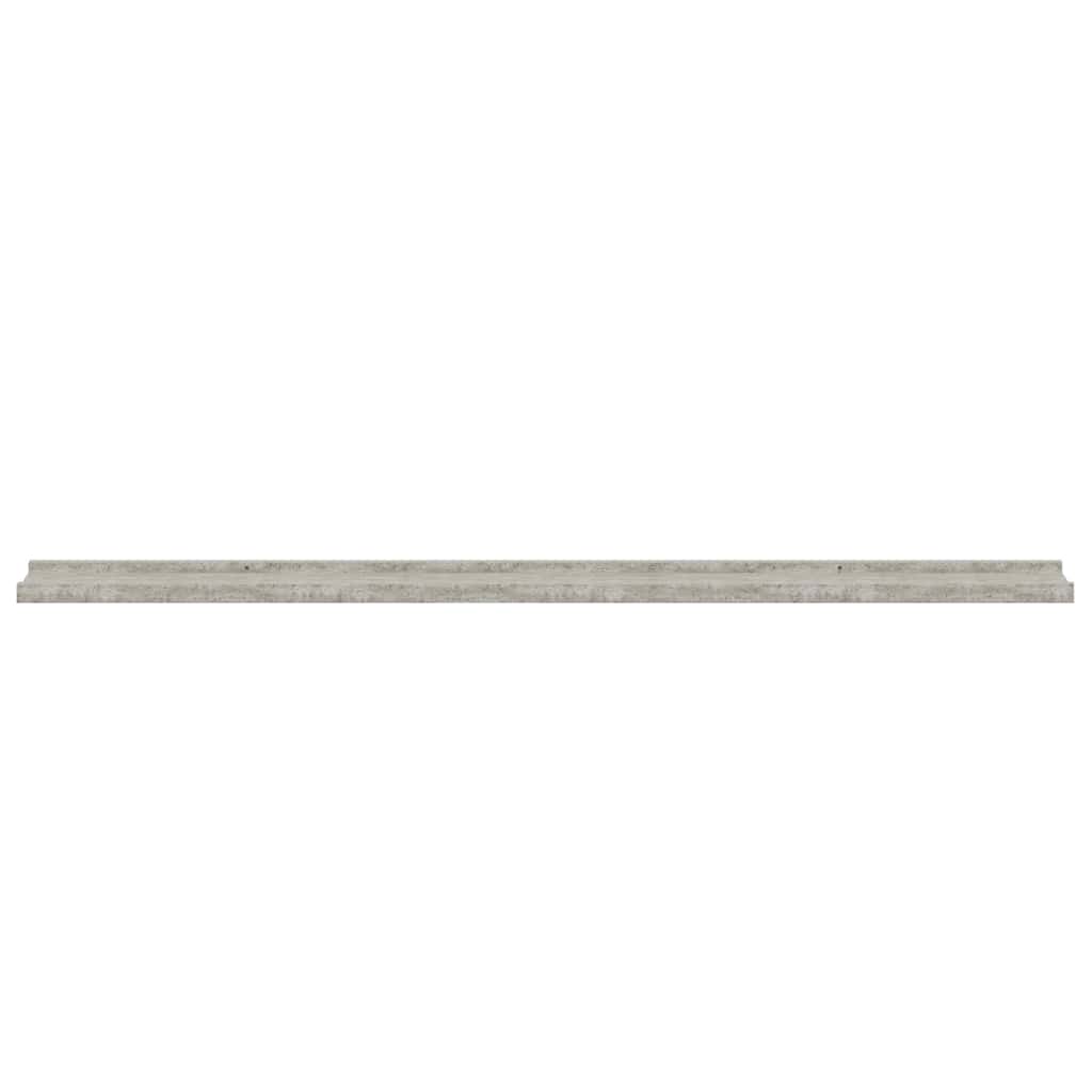 2 db betonszürke fali polc 115 x 9 x 3 cm 6