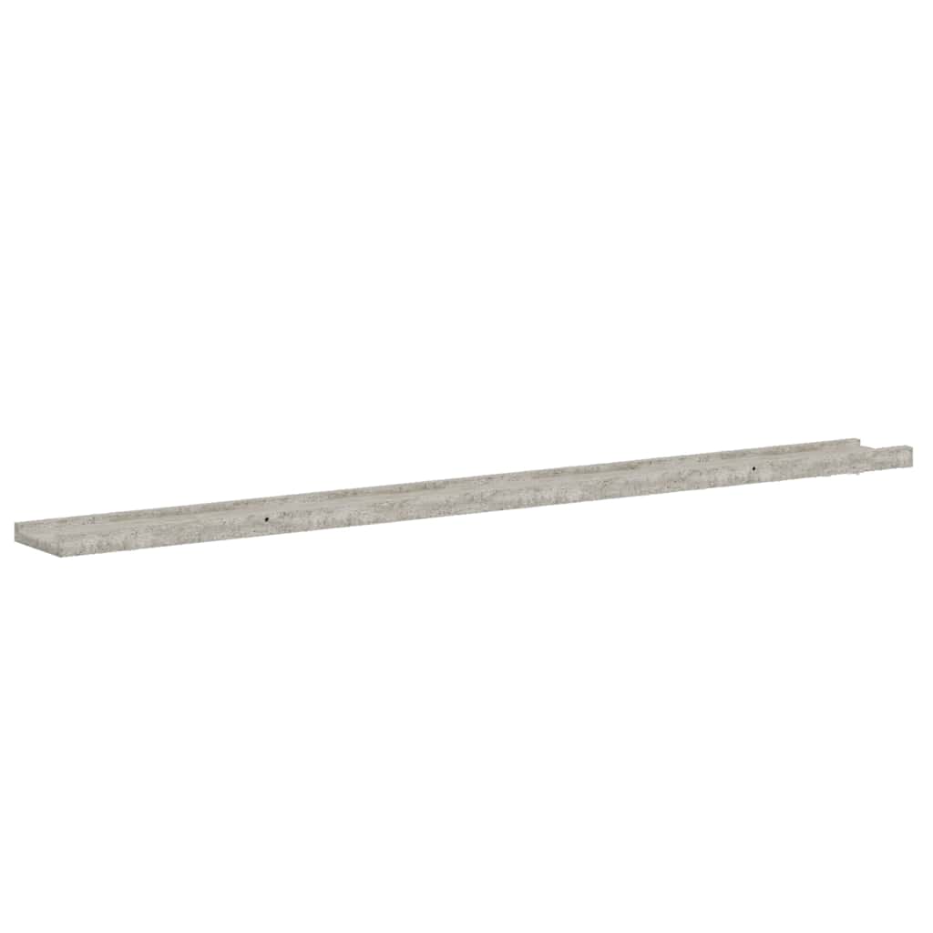 2 db betonszürke fali polc 115 x 9 x 3 cm 8