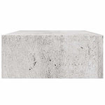 2 db betonszürke MDF falra szerelhető fiókos polc 40x23,5x10 cm 8