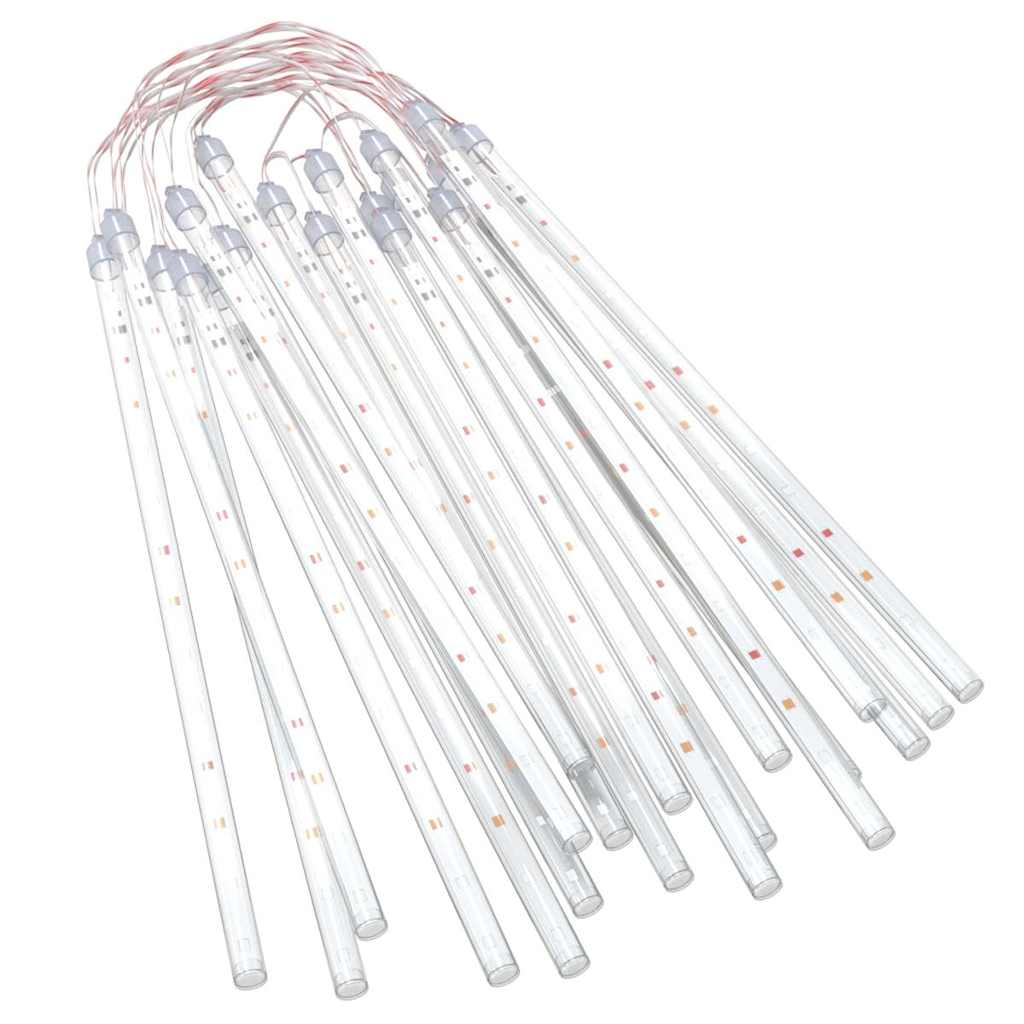 20 db 480 LED-es színes meteor fényfüzér 30 cm 3