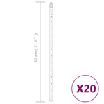 20 db 480 LED-es színes meteor fényfüzér 30 cm 5