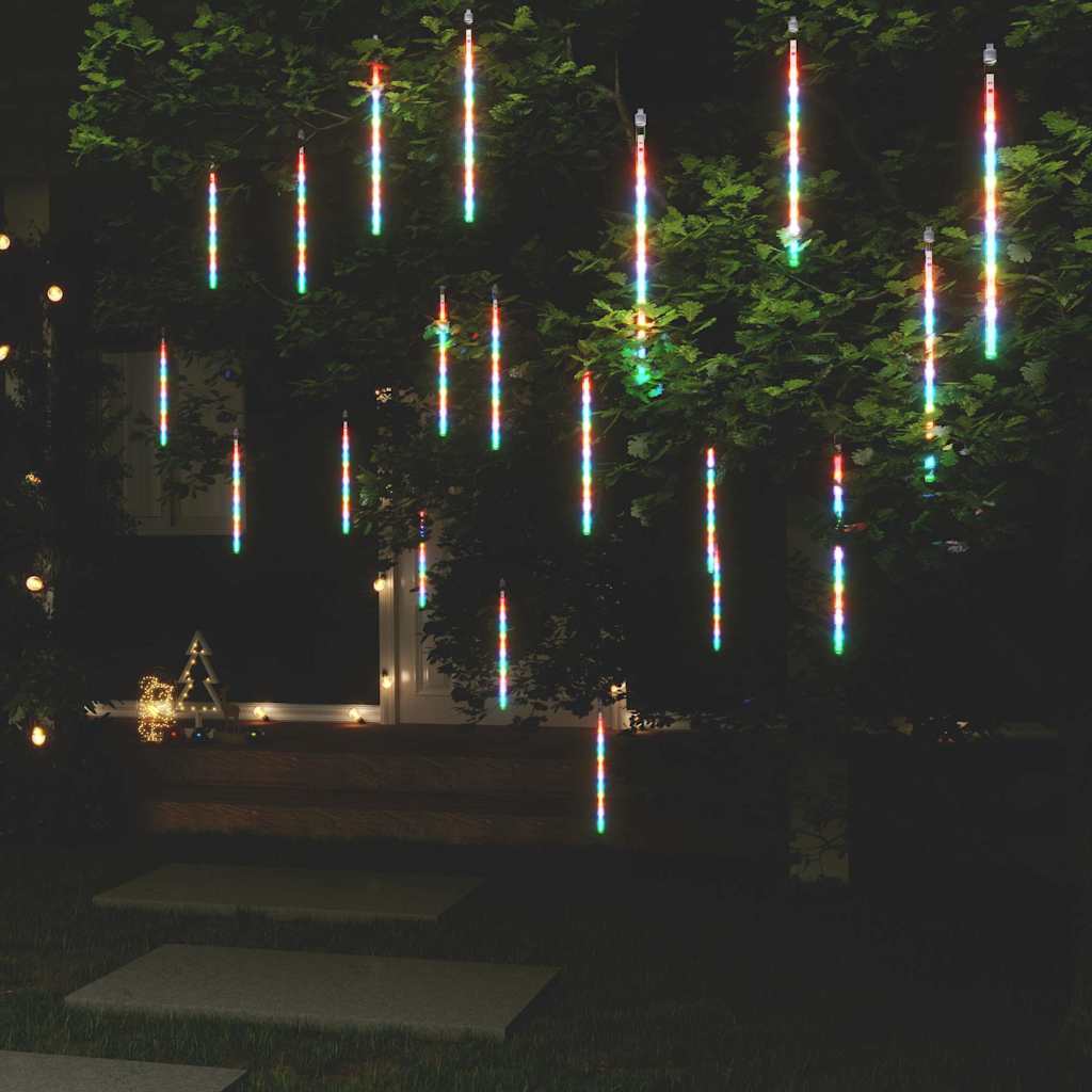 20 db 480 LED-es színes meteor fényfüzér 30 cm