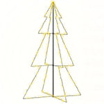 240 LED-es beltéri/kültéri kúp alakú karácsonyfa 118 x 180 cm 2