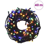 400 LED-es színes fényfüzér 8 világítási móddal 40 m 7
