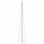 Kúp alakú karácsonyfa 752 kék LED-del 160 x 500 cm 5
