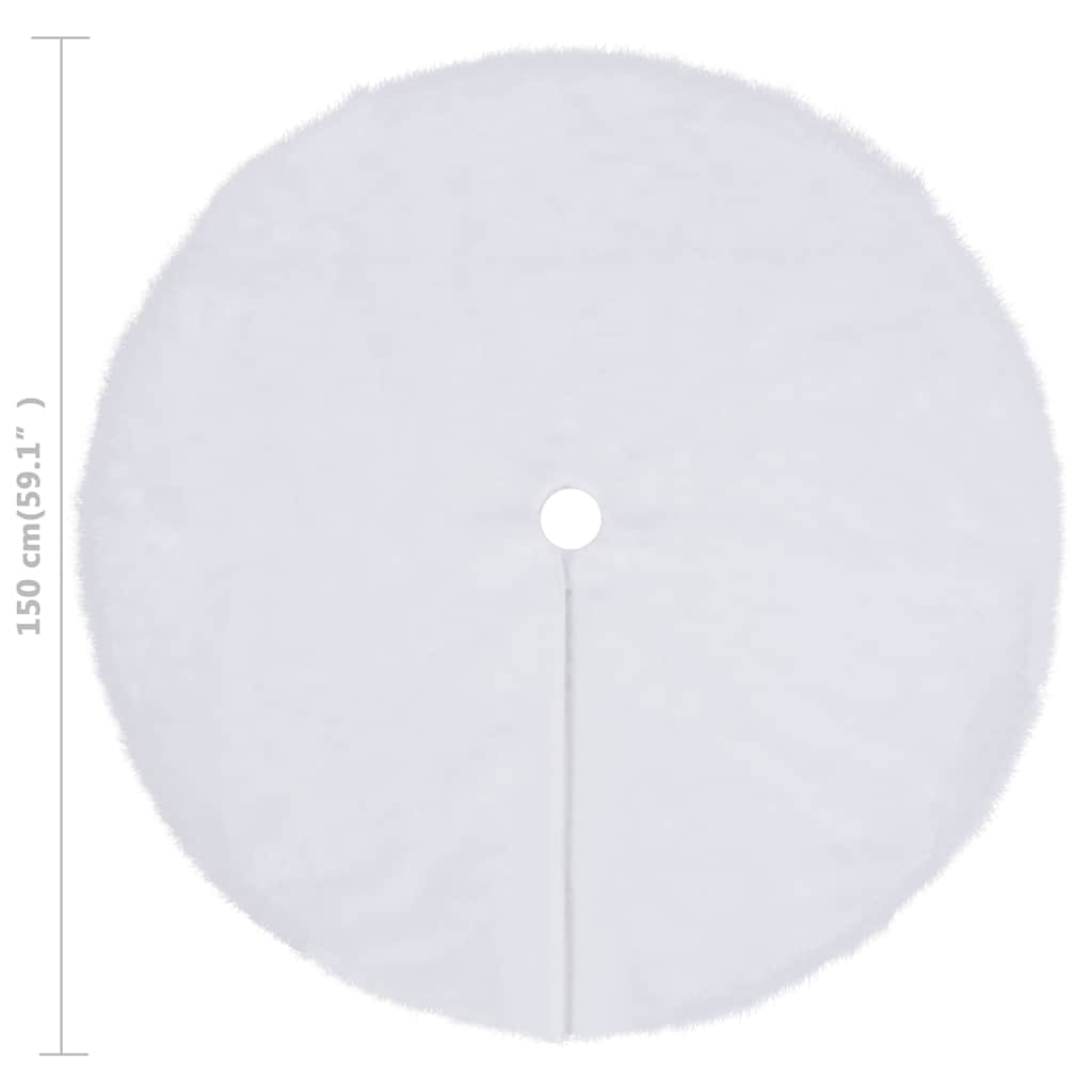 Fehér karácsonyfa szoknya műszőrme 150 cm 6