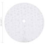 Luxus karácsonyfa szoknya fehér műszőrme 122 cm 6