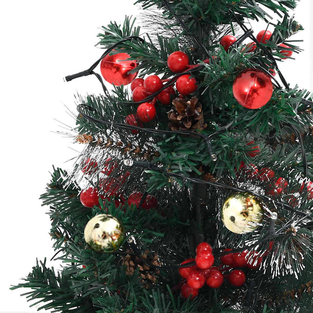 2 db PVC megvilágított ösvény műkarácsonyfa 76 cm 8
