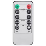 24 db lángmentes meleg fehér LED-es gyertya távirányítóval 8