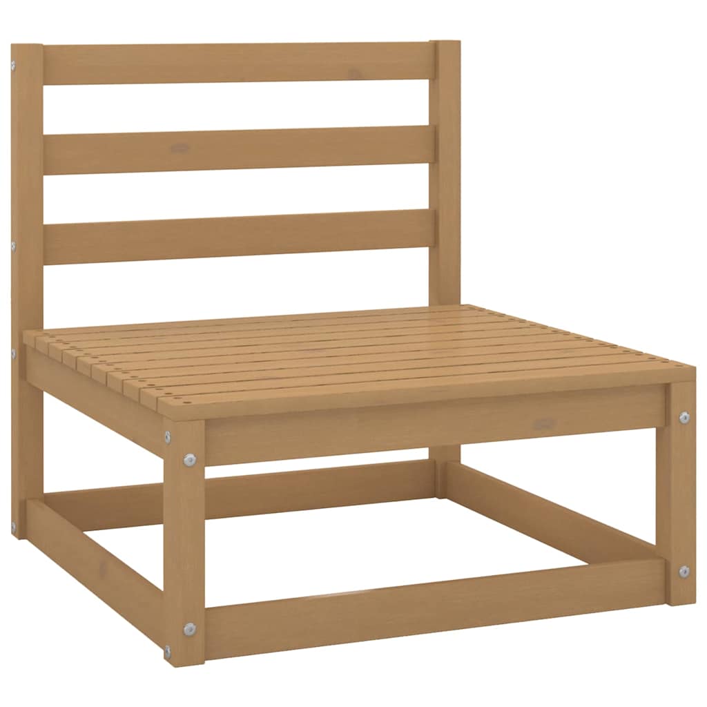 10 részes tömör fenyőfa kerti ülőgarnitúra 5