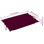 2 db tömör akácfa napozóágy párnákkal 19