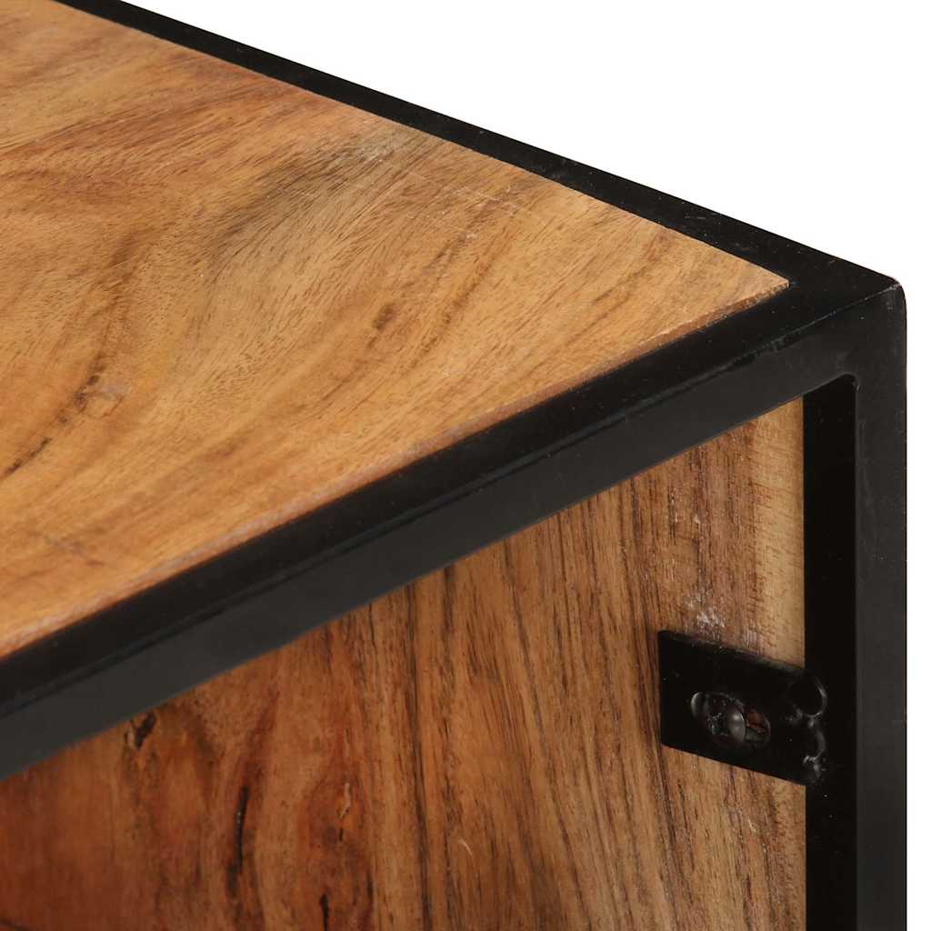 Tömör akácfa TV-szekrény 110 x 30 x 45 cm 5