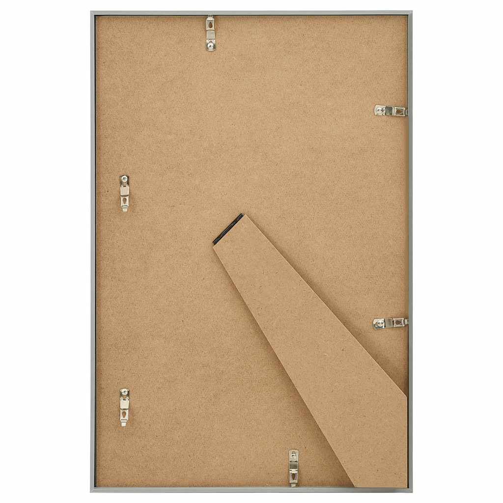 3 db ezüstszínű MDF asztali fényképkeret 21 x 29,7 cm 6