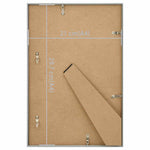 3 db ezüstszínű MDF asztali fényképkeret 21 x 29,7 cm 8