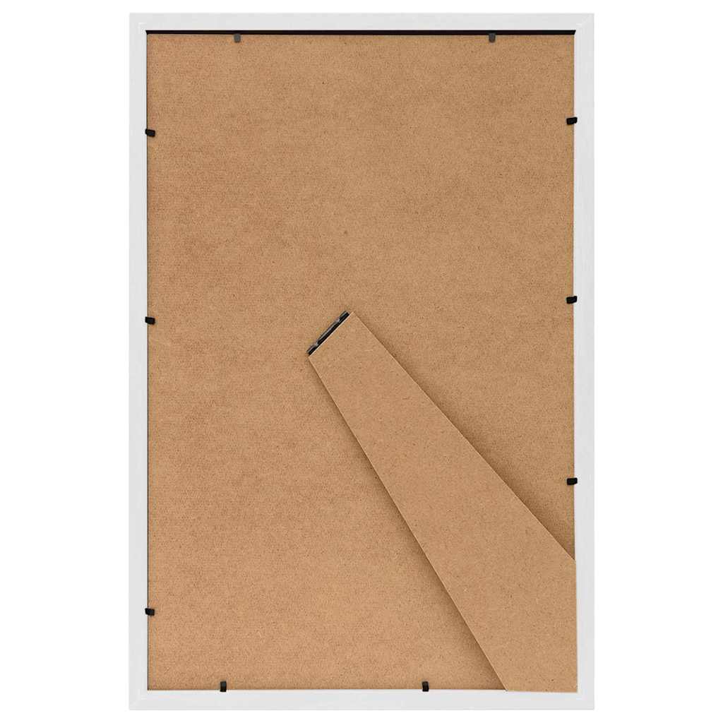 5 db fehér MDF asztali fényképkeret 21 x 29,7 cm 5
