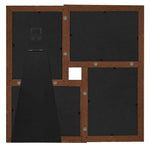 Sötétbarna MDF fényképkeretszett 4 db 13 x 18 cm-es képhez 3