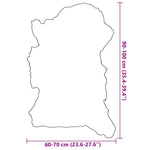 Vegyes színű báránybőr (60-70) x (90-100) cm 11