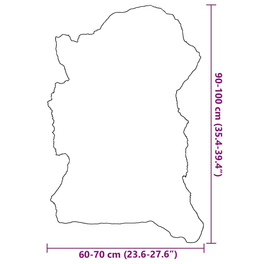 Vegyes színű báránybőr (60-70) x (90-100) cm 11