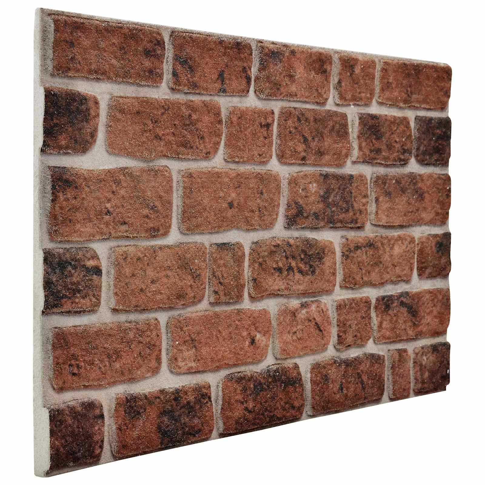 Fali panelek 10 db 100 x 50 cm Barna Tégla EPS Hab