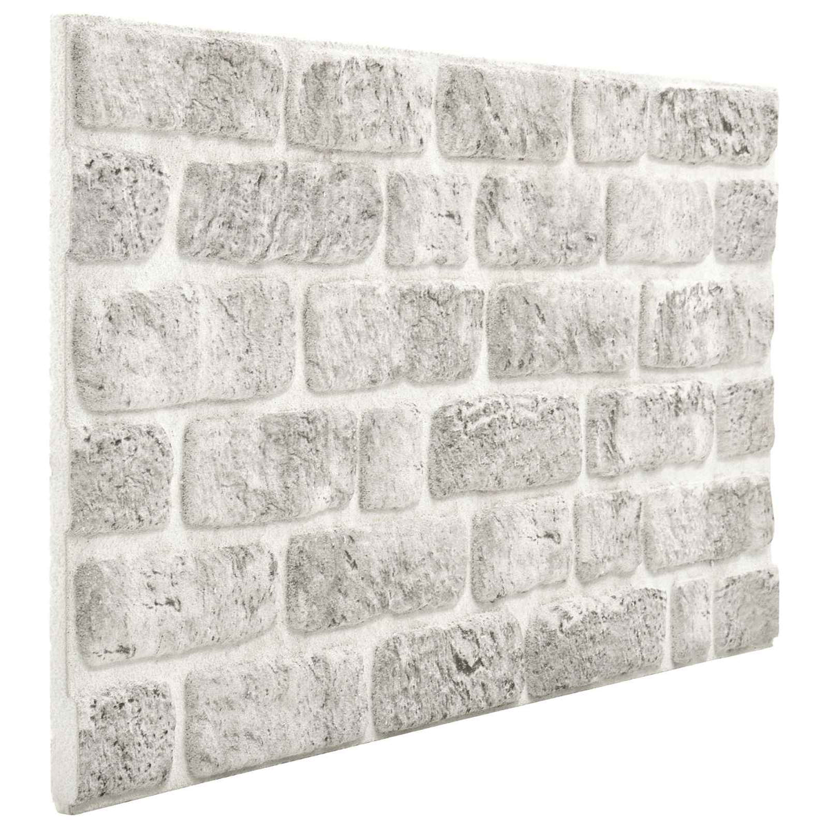 Fali panelek 10 db 100 x 50 cm Világosszürke EPS Hab