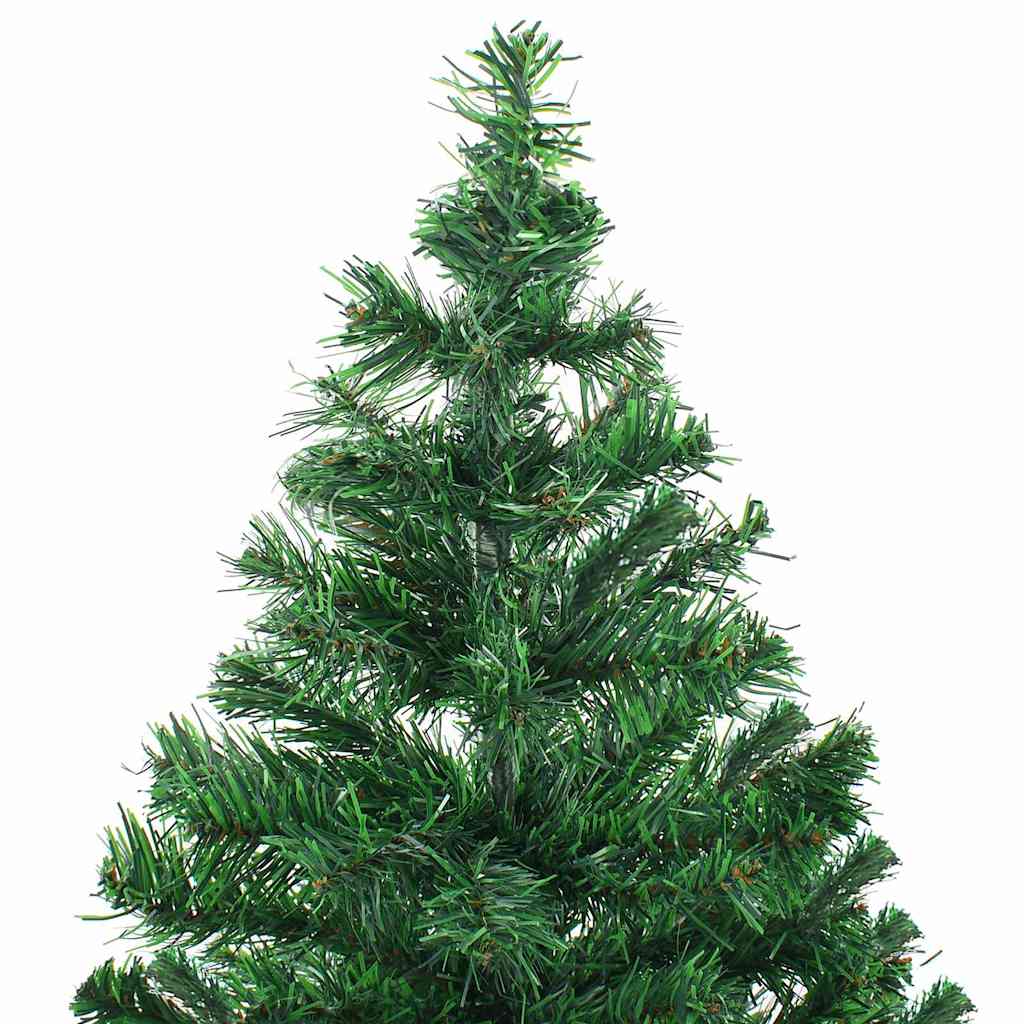 Megvilágított műkarácsonyfa 230 ággal gömb szettel 120 cm 3