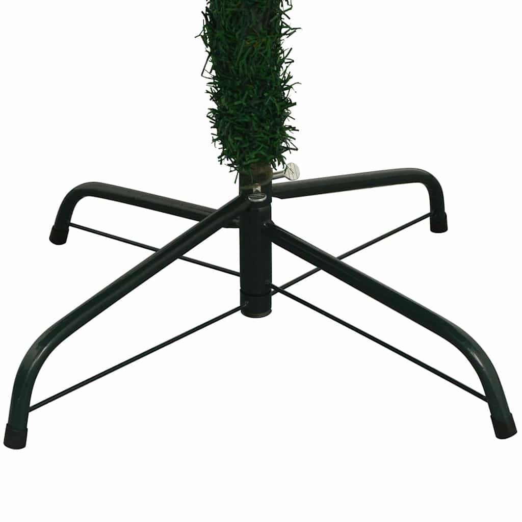 Zöld megvilágított műkarácsonyfa gömb szettel 240 cm L 5