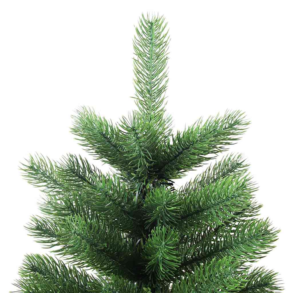 Zöld megvilágított műkarácsonyfa gömb szettel 90 cm 3