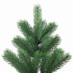 Zöld nordmann műfenyő LED-fényekkel és gömbszettel 120 cm 4