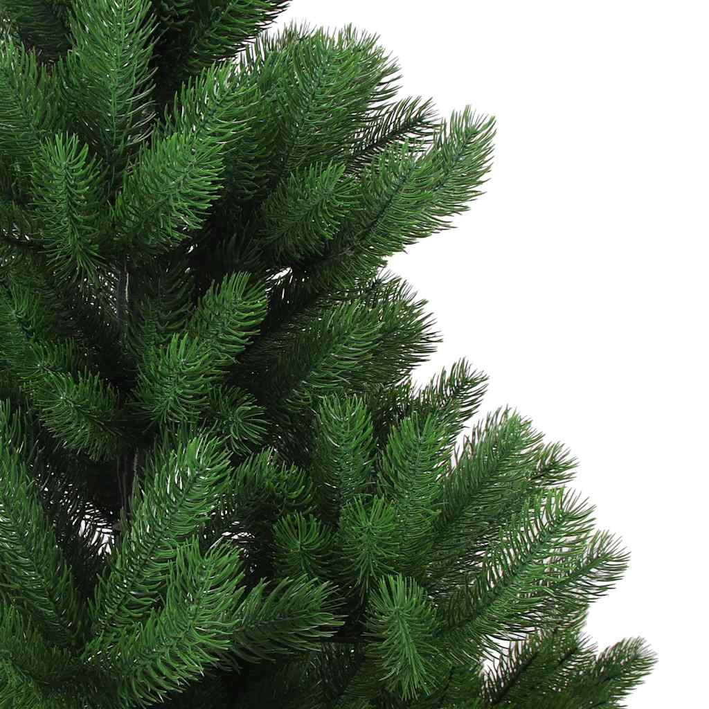 Zöld nordmann műfenyő LED-fényekkel és gömbszettel 180 cm 13