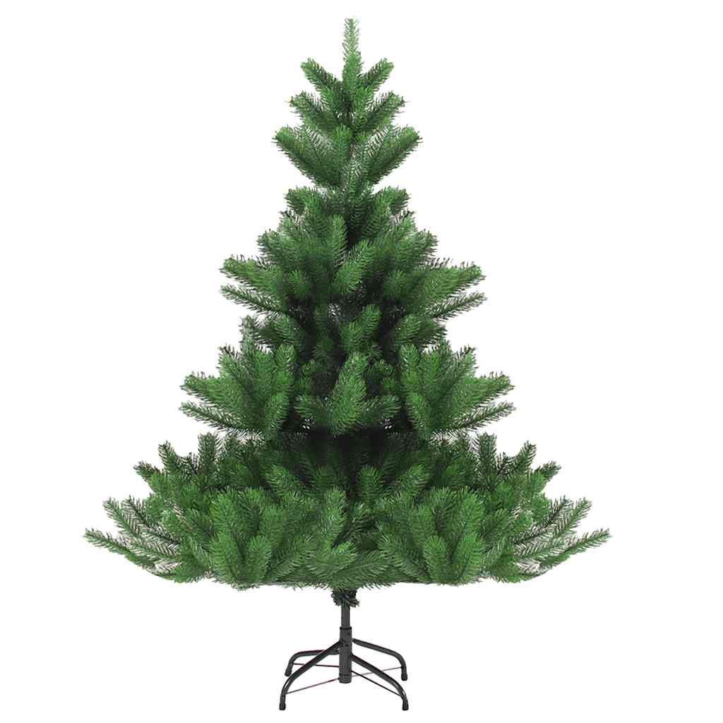 Zöld nordmann műfenyő LED-fényekkel és gömbszettel 180 cm 3