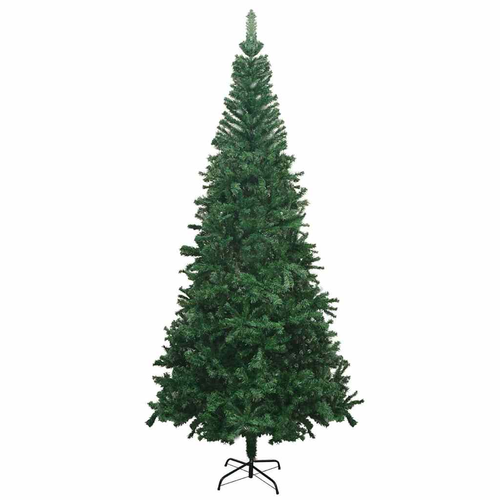 Zöld megvilágított műkarácsonyfa gömb szettel 240 cm L 3