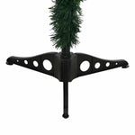 Zúzmarás megvilágított karácsonyfa gömb szettel/tobozzal 150 cm 5