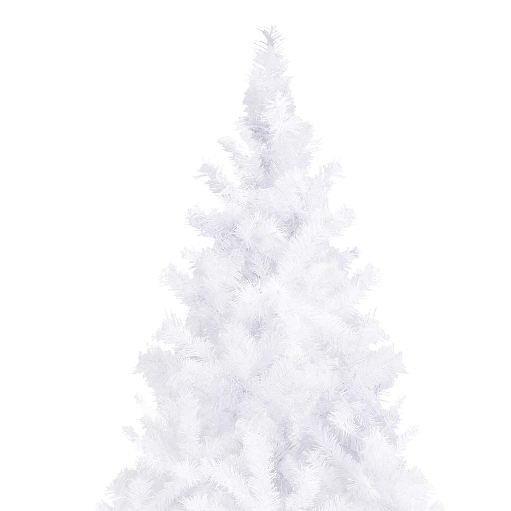 Fehér megvilágított műkarácsonyfa 400 cm 3