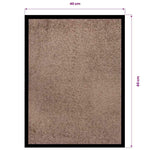 Barna lábtörlő 40 x 60 cm 6