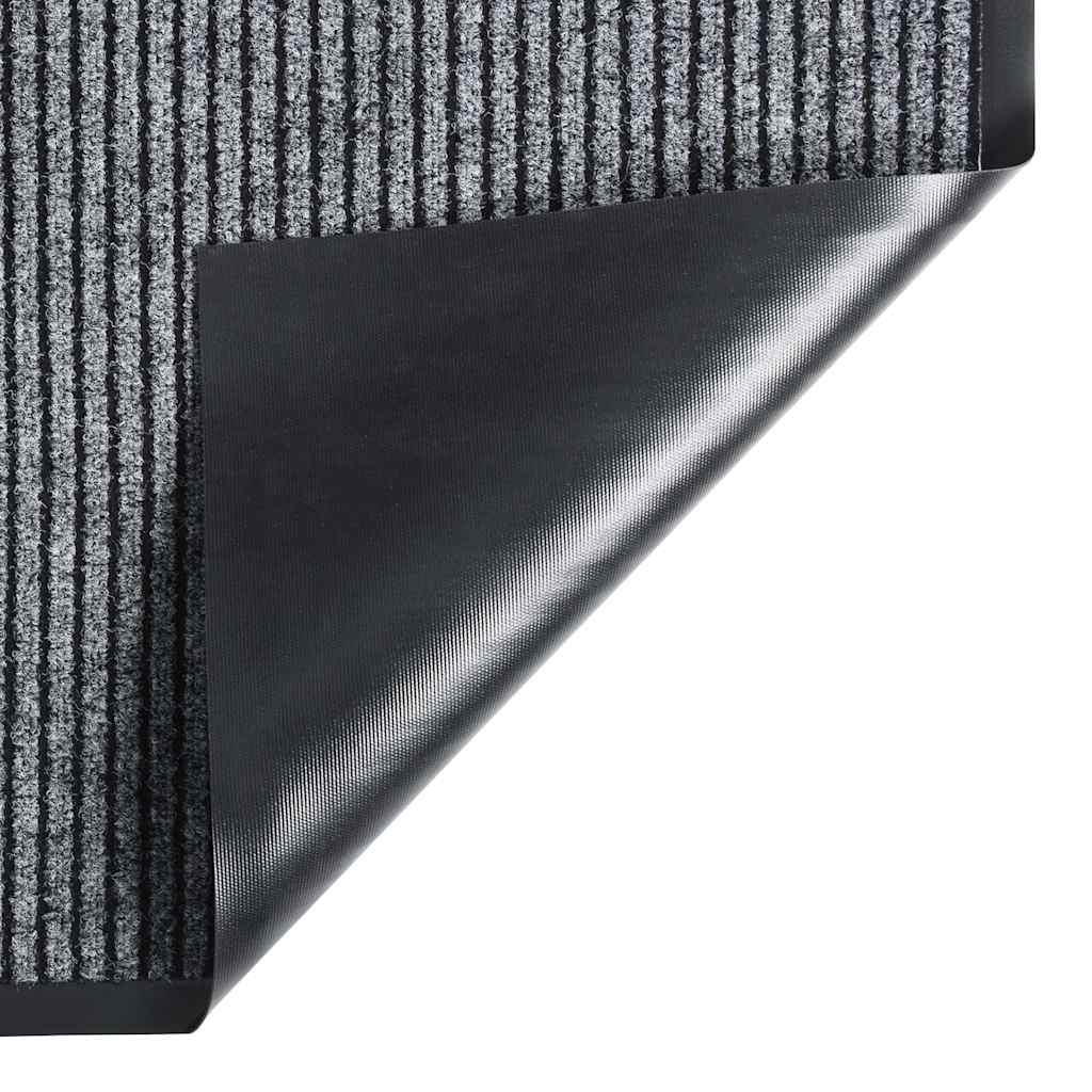 Szürke csíkos lábtörlő 80 x 120 cm 3
