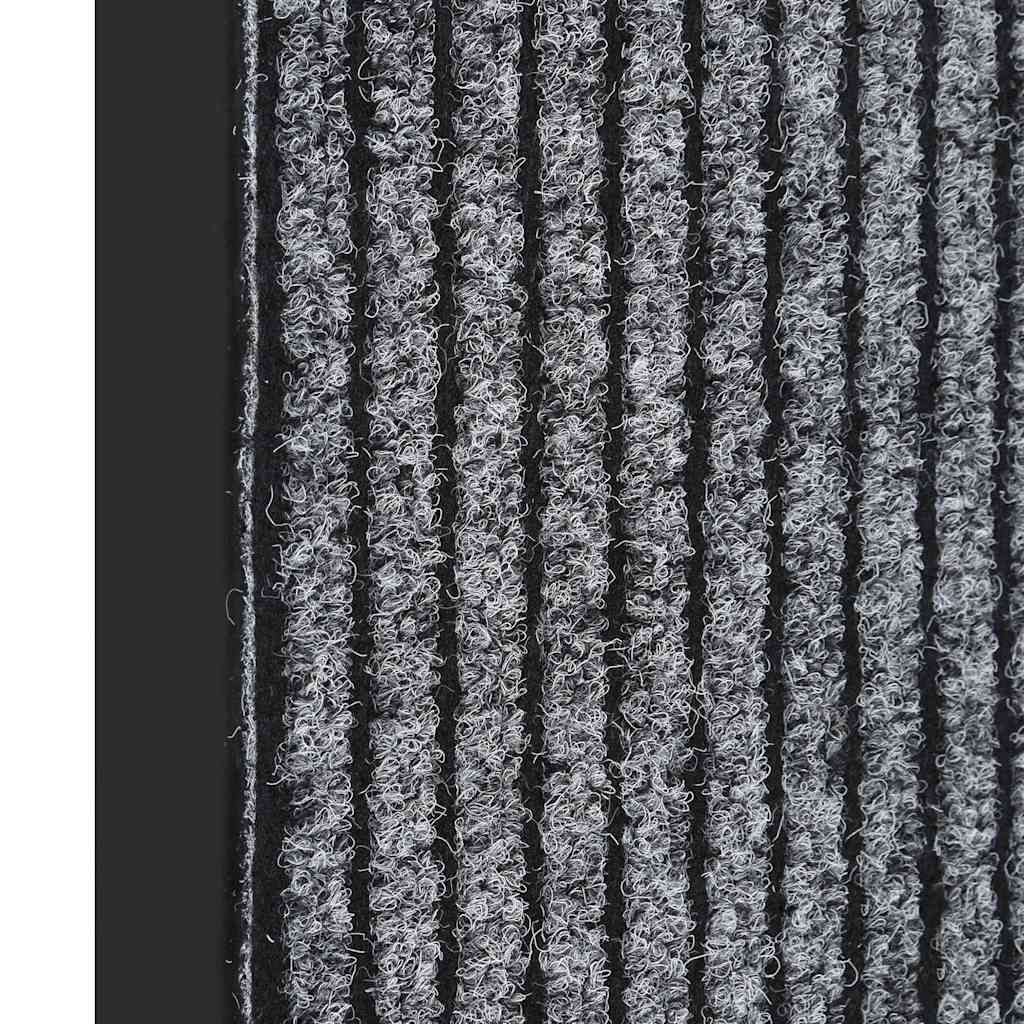 Szürke csíkos lábtörlő 80 x 120 cm 4