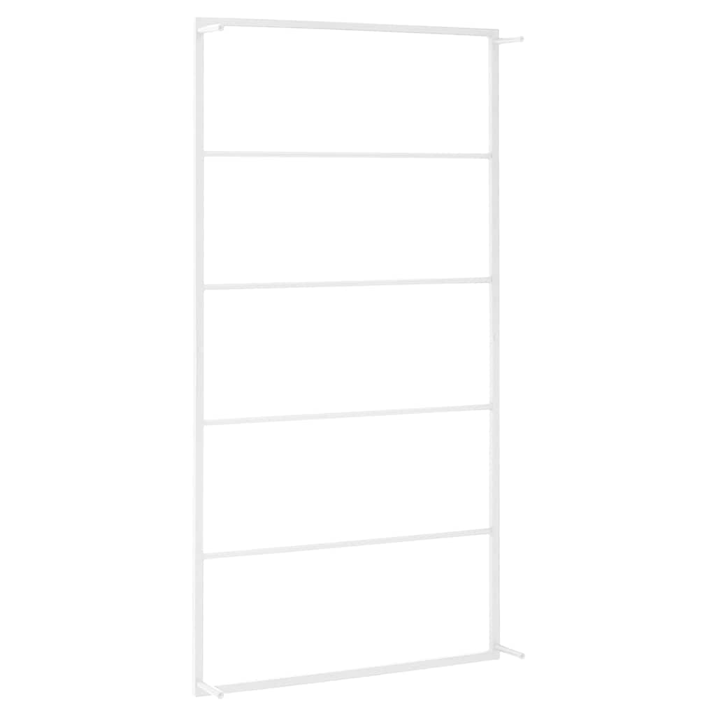 Fehér acél törölközőtartó 60 x 10 x 116 cm 4